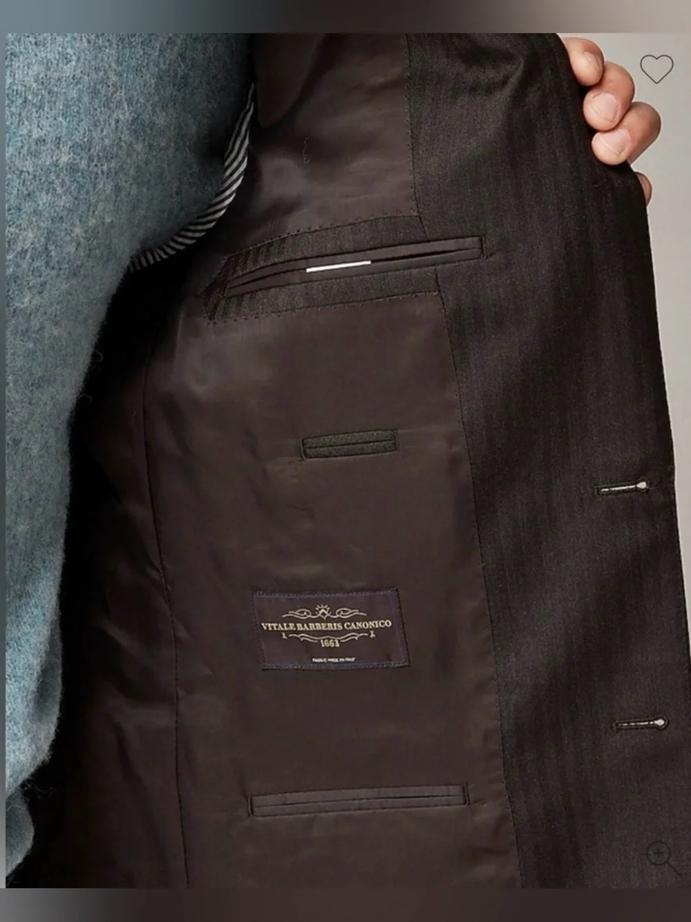 J.Crew Crosby Classic-fit suit jacket in lightweight Italian wool